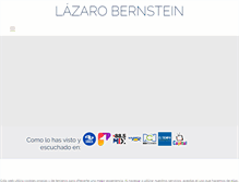 Tablet Screenshot of lazarobernstein.com